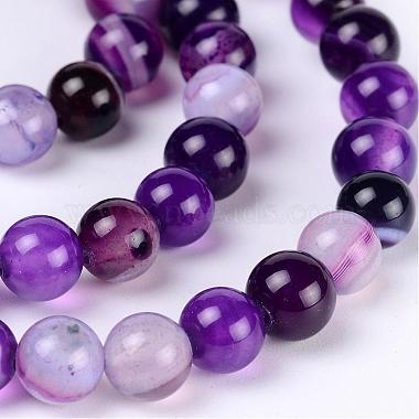 Natural Striped Agate/Banded Agate Beads(AGAT-6D-4)-3