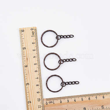 дикосметические 100железные разъёмные брелоки для ключей(IFIN-DC0001-03)-3