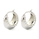 Rack Plating Brass Crescent Moon Hoop Earrings for Women(EJEW-Q780-02P)-1