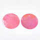 AB Color Plated Capiz Shell Pendants(SSHEL-T008-01C)-2