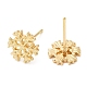 Snowflake Alloy Stud Earrings for Women(PALLOY-Q447-23LG)-2