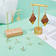 40Pcs Bowknot Shape Brass Earring Hooks(KK-FH0008-03)-5