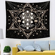 Polyester Wall Hanging Tapestry, for Bedroom Living Room Decoration, Rectangle, Star of David, 1500x2000mm(PW23102006035)