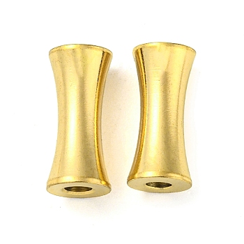 Ion Plating(IP) 304 Stainless Steel Beads, Bamboo Joint, Real 18K Gold Plated, 12x5.5mm, Hole: 2mm