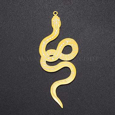 Golden Snake 201 Stainless Steel Big Pendants