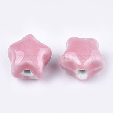Perles en porcelaine manuelles(X-PORC-S498-49)-2