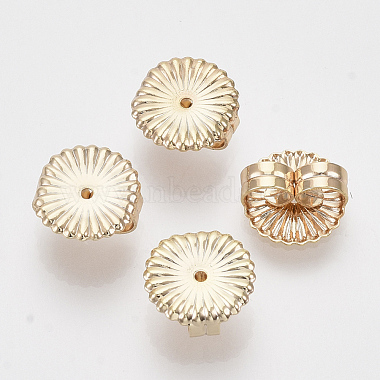 Real 18K Gold Plated Brass Ear Nuts
