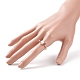 Gemstone & Natural Pearl Braided Finger Ring(RJEW-JR00509)-4