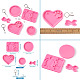 kits de moules en silicone porte-clés diy(DIY-TA0008-64)-8