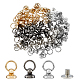 60 Sets 3 Colors Alloy & Iron Ball Studs Rivets(FIND-DC0004-48)-1