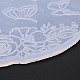 Плоская круглая форма с ковриком в форме цветка и бабочки(DIY-M034-29)-4
