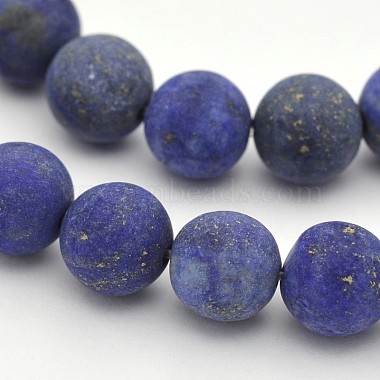 8mm DarkSlateBlue Round Lapis Lazuli Beads