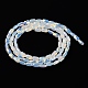 Transparent Electroplate Glass Beads Strands(GLAA-Q099-G01-05)-3