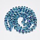 Chapelets de perles en verre galvanoplastique(EGLA-Q083-8mm-A02)-2