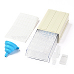 PP Plastic Diamond Painting Accessories Drawer Box with 35 Grids Container, with 64pcs Label Stickers for Beads Seeds Crafts Storage Supplies, Beige, 18x10.95x6cm(DIY-L058-C04)