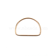 Iron Bag Handles, for Bag Purse Handles Replacement Accessories, Semicircle, Light Gold, 9x11.7x0.45cm, Inner Diameter: 8x10.5cm(FIND-WH0040-08KCG)