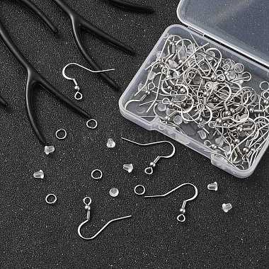 50Pcs 304 Stainless Steel French Hooks with Coil and Ball(STAS-YW0001-54)-5
