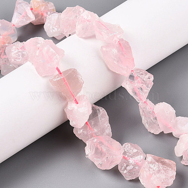 Natural Rose Quartz Beads Strands(G-R421-17)-5