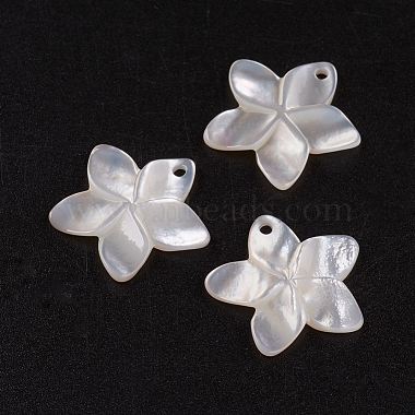 Flower White Shell Pendants