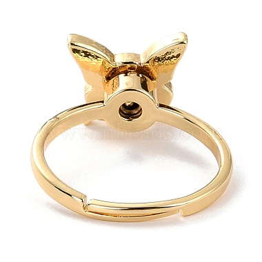 Butterfly Fidget Ring for Anxiety Stress Relief(RJEW-P024-01D)-2