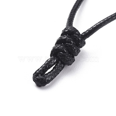 Регулируемое корейское изготовление ожерелья из вощеного полиэстера(AJEW-JB00510-01)-2