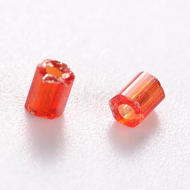 11/0 Two Cut Glass Seed Beads(CSDB25B)-2