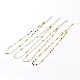 Faceted Glass Beaded Necklaces(NJEW-JN03278)-1