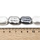 Electroplated Glass Shell Pearl Beads Strands(BSHE-B009-F03-01)-4