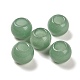 perles européennes d'aventurine vert naturel(X-G-R488-01N)-1