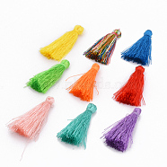 Polyester Tassel Pendant Decorations, Mixed Color, 70~72mm(FIND-S260-B-M)