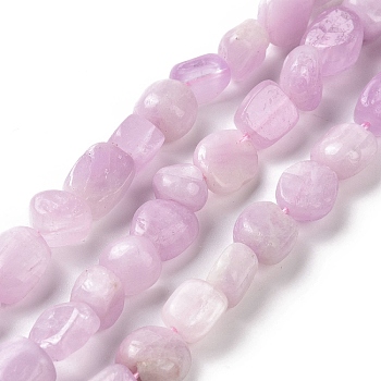 Natural Kunzite Beads Strands, Nuggets, 8~12.5x6.5~9.5x5~6.5mm, Hole: 0.8mm, about 45pcs/strand, 15.94''(40.5cm)