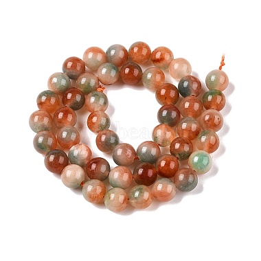 Dyed Natural White Jade Beads Strands(G-T138-8mm-210-20)-2