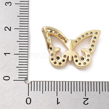 Rack Plating Brass Micro Pave Cubic Zirconia Pendants(KK-Z071-79G-01)-3