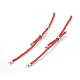 Adjustable Nylon Cord Slider Bracelet Making(MAK-F026-A02-P)-1