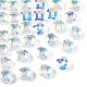 30Pcs Electroplate Glass Beads(EGLA-YW0006-16D)-1