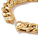 bracelet chaînes à maillons ovales en cristal strass(BJEW-E107-05G-02)-4