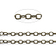 Brass Cable Chains(X-CHC024Y-AB)-1