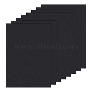 8 Sheets PVC Frame Protective Film Sheets, Black, 298x210x0.5mm(AJEW-BC0001-74C)