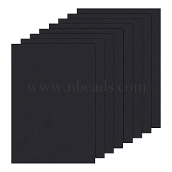 8 Sheets PVC Frame Protective Film Sheets, Black, 298x210x0.5mm(AJEW-BC0001-74C)