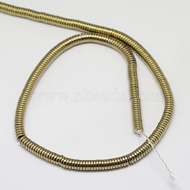 Electroplate Non-magnetic Synthetic Hematite Beads Strands(G-J164A-2mm-07)-2