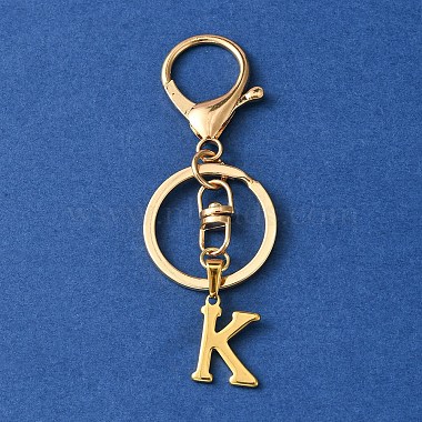 Letter K Stainless Steel Keychain