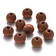 Painted Natural Wood Beads(X-WOOD-N006-03A-02)-1