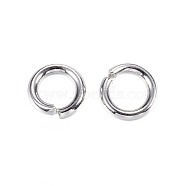 304 Stainless Steel Open Jump Rings, Stainless Steel Color, 6x1.2mm, Inner Diameter: 3.6mm, about 142pcs/20g(X-STAS-D448-100P-6mm)