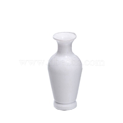 Dollhouse Accessories, Simulation Mini ABS Vase Model, White, 18x40mm(PW-WG42006-03)