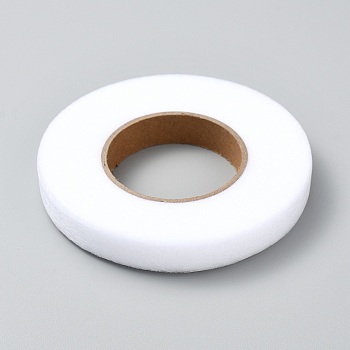 Non-woven Fabrics Polyamide Double-sided Hot Melt Adhesive Film, for DIY Clothing Sewing Accessories, White, 1.5cm