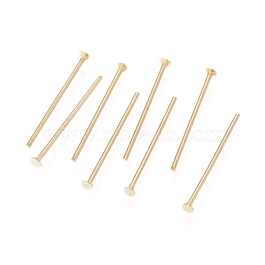 1.4cm Golden Stainless Steel Flat Head Pins