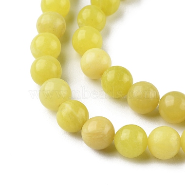 naturels de citron jade perles brins(G-G0003-C02-A)-4