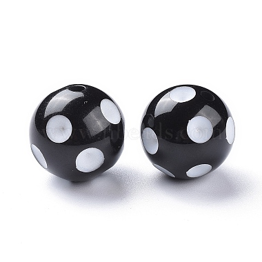 20MM Chunky Bubblegum Acrylic Round Beads(X-SACR-S146-20mm-09)-4