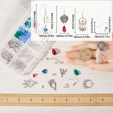 Sunnyclue – kit de fabrication de boucles d'oreilles(DIY-SC0024-23)-3