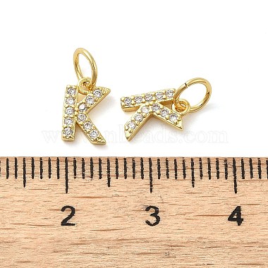 micro cuivres ouvrent pendentifs de zircons(KK-M273-02G-K)-3